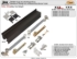 Picture of 2610B96S 2610SC 1-Door Soft Operation Hardware Set, 96" (2438mm) Bronze Track