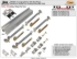 Picture of 2610S482 2610SC 2-Door Soft Operation Hardware Set, 192" (4877mm) Mill Finish Track