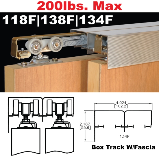 Picture of 134F/138F/118F Sliding Bypass Door Hardware