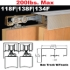 Picture of 134F/138F/118F Sliding Bypass Door Hardware