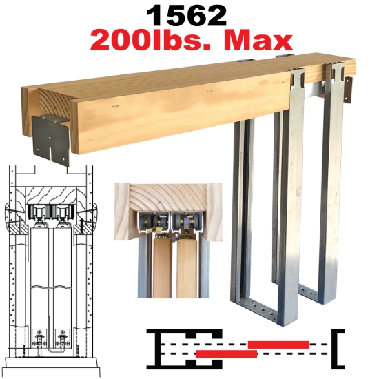 Picture of 1562 Series Bypass Pocket Door Frames