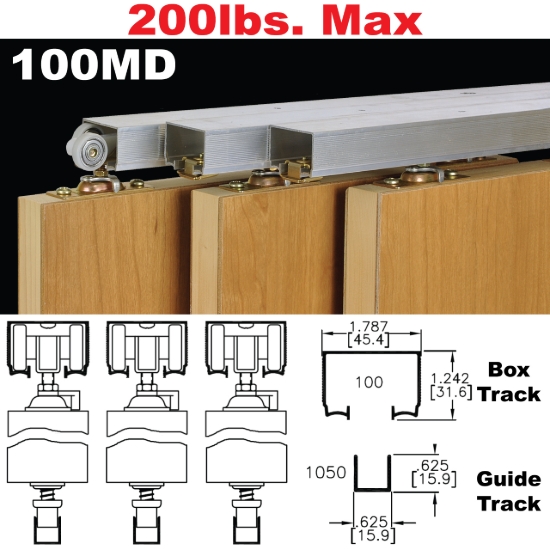 Picture of 100MD Multi-Pass Sliding Door Hardware