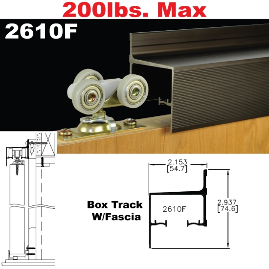 Picture of 2610F Wall Mount Sliding Door Hardware