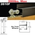 Picture of 2610F Wall Mount Sliding Door Hardware